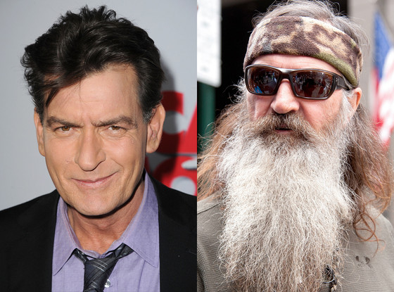 Charlie Sheen, Phil Robertson Charlie Sheen, Phil Robertson